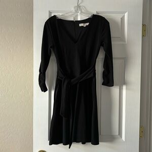 Black Loft Wrap Dress
